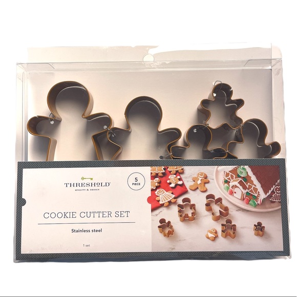 Threshold 5pc Stainless Steel Gingerbread Family Cookie Cutter Set - Picture 2 of 7